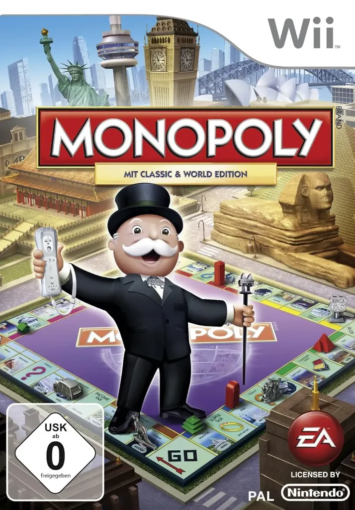 [WII-GS-0002] Monopoly - Mit Classic und World Edition (Sehr Gut)